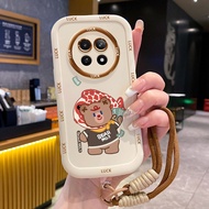 Case Realme 12 5G 13 5G C65 5G Narzo 70X 5G Narzo N65 5G Cartoon Case With Lanyard