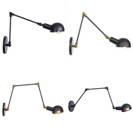 Loft Retro Industrial Folding Wall Lamp Corridor Staircase Balcony Study Bedside Lamp Restaurant Bar