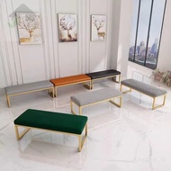 Iron Art Clothing Store Fitting Room Shoe Store Shoe Trying Bench Rest Room Hair Salon Long Bench Be