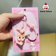 GANTUNGAN JURO CRYBABY DIMOO PUMPKIN KEYCHAIN/KEYCHAIN CRYBABY DIMOO/ BEAR CHARACTER KEYCHAIN CUTE K