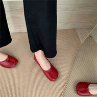 Women Flats Tabi Ninja Shoes Woman Microfiber Leather Comfy Flats Split Toe Slippers Soft Bottom