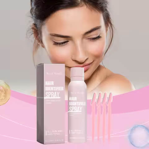 West Month Hair Identifier Spray for Dermaplaning Painless Calming Skin Soothing Shave Face Treatmen