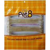 Genuine Cowhide Bone 1 Natural Color Size 8-10 Inches Fun To Chew Dental Tartar Removal With Quality