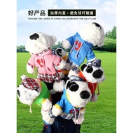 Golf Wood Cover No. 1 Wooden Fairway Wood Plush Puppy Golf Service Wood 3or5 Wood Cap Cover