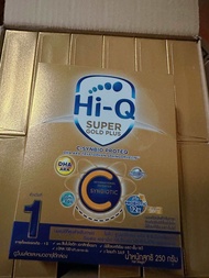 HiQ Super Gold Plus C 1 250g ***6 กล่อง 1500กรัม***ไฮคิว ซุปเปอร์โกลด์ พลัสซี สูตร 1 250 กรัม (HiQ