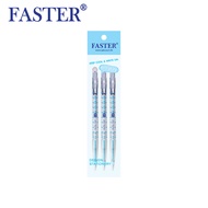 FASTER (ฟาสเตอร์) ปากกาลูกลื่น ด๊อทตี้ ดอท 0.38 FASTER รหัส CX913