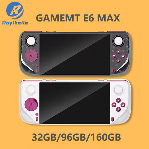 NEW GAMEMT E6 MAX Handheld Game Console 5 Inch Touch IPS Screen 4+32GB 5000mah Andorid 13 System Ret