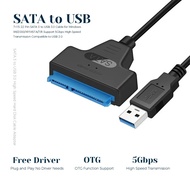 Glorimemo SATA เป็น USB สาย USB SATA 3.0อะแดปเตอร์ที่รองรับ2.5นิ้วหน่วยความจำภายนอก SSD ฮาร์ดไดรฟ์ H