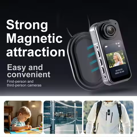 M05K 2.7K Thumb Camera Wifi Action Camera 180° Rotate Sport Cam DV Cycling Recorder Camcorder Camera