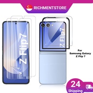 TPU Clear/Matte/Privacy Screen Protector For Samsung Galaxy Z Flip 7 Z Flip 7 FE 6 5 Soft Inner Oute