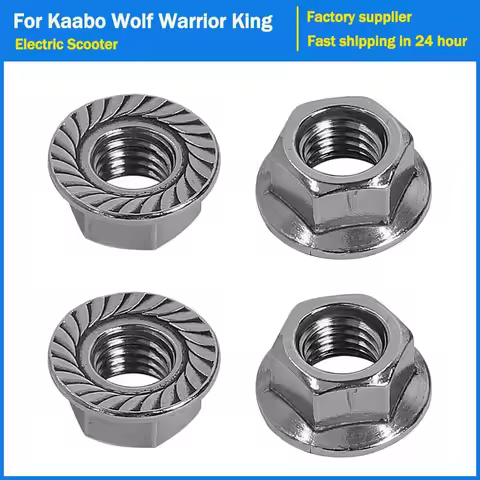 2/4pc Universal M14 Iron Flange Nut for ZERO 10X 11X VSETT 10+ Kaabo Wolf Warrior King Electric Scoo