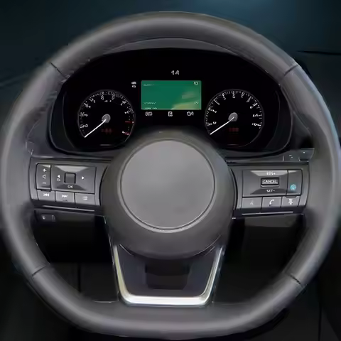 Custom Car Steering Wheel Cover For Nissan XTrail T32 X-Trail X Trail ниссан х трейл t32 Leather Bra