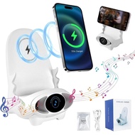 new Fast Multifunctional Portable Mini Chair Wireless Charging Three-in-One Desktop Charger Mobile P
