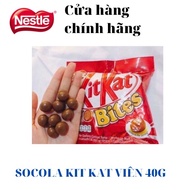 KitKat Bites chocolate covered sponge cake 40g pack-Date 2026