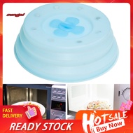 SUN_ Microwave Food Cover Foldable Microwave Cover Foldable Elastic Food Cover for Microwave Dustproof Odor-free Kitchen Tool for Southeast Asian Buyers