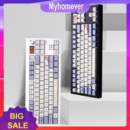 GMK87 Mechanical Keyboard Kit Computer Keyboard Hotswap With Knob&screen Bluetooth-Compatible/2.4Ghz