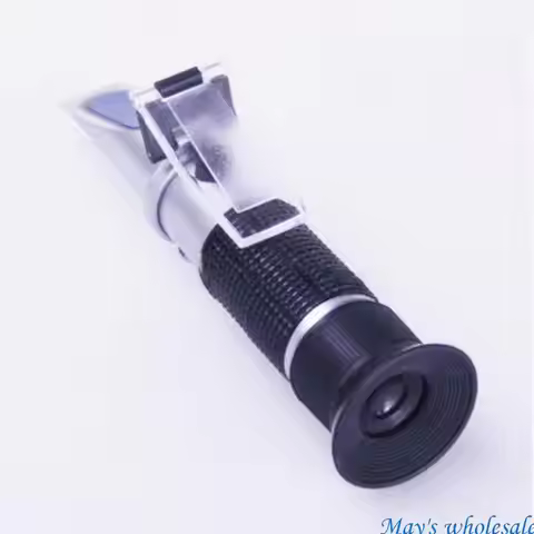 Sugar Level Test Meter Refractometer Fruit Beverages Brix Content Homebrew Tool 448A