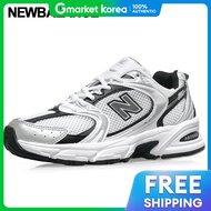 New Balance | รองเท้าวิ่งนิวบาลานซ์ 530 สีเงินเมทัลลิกสีดำ MR530LB รองเท้ากีฬาสำหรับผู้ชายและผู้หญิง
