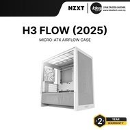 NZXT H3 FLOW 2025 | WHITE | Micro-ATX Airflow Case