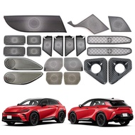 Sesuai untuk 2023 Toyota Crown Speaker Frame Keluli Tahan Karat Audio Speaker Frame Speaker Dalaman