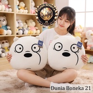 We Bare Bears Panda Bear Doll Pillow Bear Head Pillow/