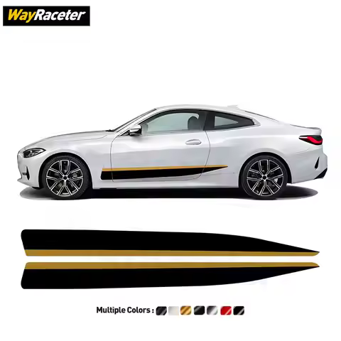 M Performance Door Side Stripes Sticker Vinyl Decal For BMW G22 440i G23 Convertible 4 Series Coupe 