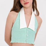 (PAPERS) Lemony Mayo Smocked Top