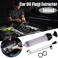 500cc Car Oil Fluid Extractor Manual Car Oil Fluid Extractor Hose Manual Fuel Suction Car Pump Tool 