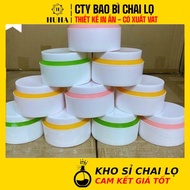 [COMBO of 3 PCS] Cream Jar Body Cream Jar 150g - 200g Diagonal | Cosmetic Jars, Lotions, Body Creams