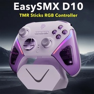 EasySMX D10 Bluetooth RGB wireless game controller for PC/Switch/mobile/Steam TMR joystick micro tri