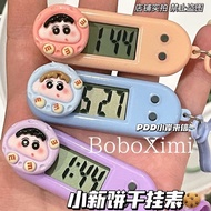 Timer timer timer Crayon Shin-Chan Mini Wall Watch Portable Student Mini Electronic Watch Learning E
