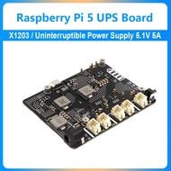 Raspberry Pi 5 UPS X1203 Uninterruptible Power Supply 5.1V 5A Li-Battery HAT USB-C DC 5521 6-18V I2C