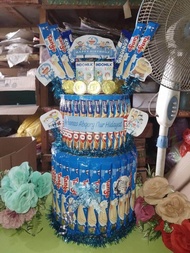 Snacktower coklat/ snack tower tingkat/ hadiah spesial buat ulangtahun/ kado istimewa/ hadiah buat a
