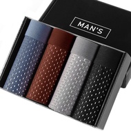 4Pcs Bamboo Fiber Underwear Men Boxer Shorts Plus Size Panties Male Underpants Man Large Sizes Mens