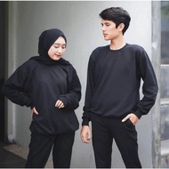 Baju Lengan Panjang Couple/Pasangan POLOS Kaos Distro Terbaru