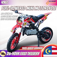 In stock Mini motorcycle 49CC Motor Budak, pocket bicycle, mini bicycle, mini motorcycle cross-count