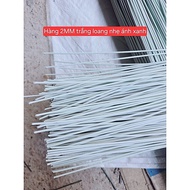 0.5kg 47 plastic-coated white zinc sticks 80cm 2mm discolored to make giant flowers and handmade flo