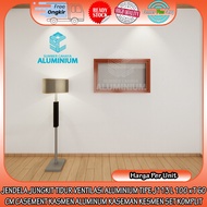 [CARGO] WINDOW J113 SIZE L 100 x H 60 BEDROOM VENTILATION BATHROOM ALUMINUM FULLSET JUNGKIT CASEMENT