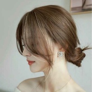 [Freeship Max] Tóc mái 3D tóc thật hai mái bay