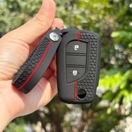 Keychain Protect For Toyota Camry 70 Aygo X Cross Yaris Prius Verso C-HR Clicker Corolla Rav4 Knife 