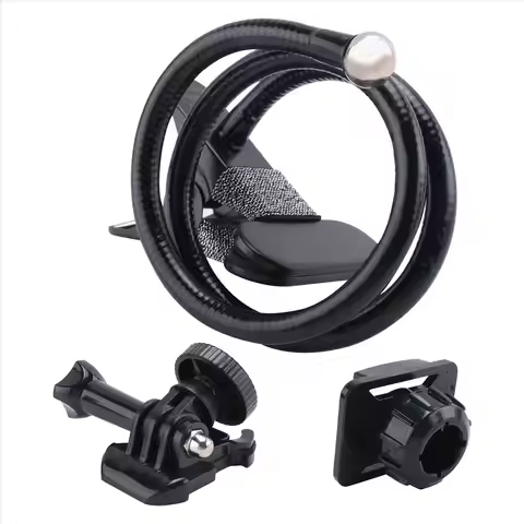 A46U Webcam Stand 25 Inch Flexible Desk Mount Clamp Gooseneck Stand for Logitech Webcam C930E,C930,C