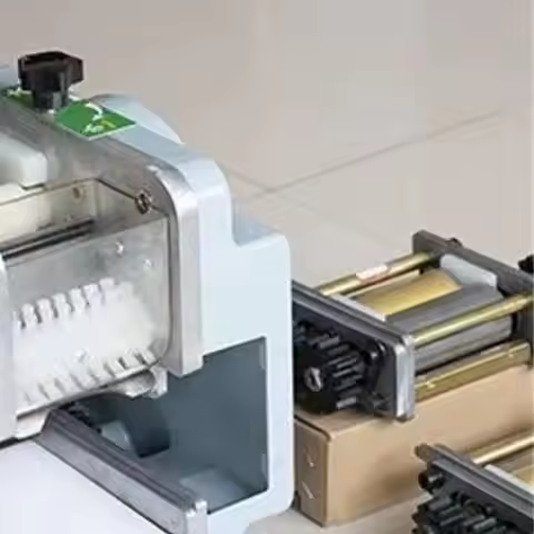 Small Round Square Gyoza Empanada Skin Making Dumpling Dough Wrapper Machine