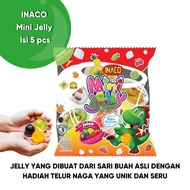 Inaco Mini Jelly 5x15gr fruit nata de coco pudding pudding jelly yogurt my jelly wong coco agar agar