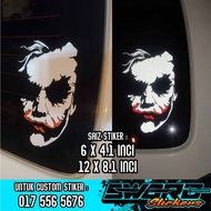 JOKER STICKER / JOKER STIKER / STIKER KERETA / STIKER MOTOR / STIKER LAPTOP