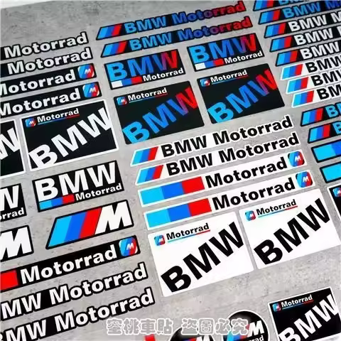 Vinyl For BMW Sticker Logo Motorcycle Tank Helmet Decal Kit For BMW E93 F10 F20 F30 F40 F15 F25 F26 