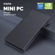 2024 New Powered by NVIDIA graphics cards KEFU MINI PC Intel Core I7 8th Gen I3-8145U I5-8265U I7-8565U 4K Intel UHD Graphics Or NVIDIA DDR4 8G 16G 256G 512G SSD WIFI5 BT4.2 2024 New Desktop Gaming Computer