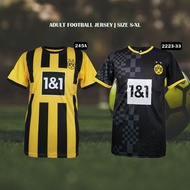 Unisex Baju BOLA BVB BFC DESIGN DEWASA Jersey Design Printed FOOTBALL Logo Tshirt  | Size S-XL