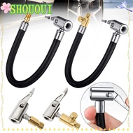 SHOUOUI Car Tire Inflator Hose  Tyre Connection Locking Adapter Hose Air Chuck Air Pump Extension Tube