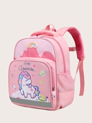 1 Mochila Linda Con Estilo De Dibujos Animados, Nueva Mochila Para Niños Con Dibujos Animados De Unicornio Lindo, Diseño De Unicornio, Bolso De Hombro, Niñas, Bolso Escolar, Cientos De Mochila Informal De Estilo Universitario Mochila Con Cremallera De Nailon Con Estampado De Dibujos Animados De Dinosaurio Súper Lindo Mochila Portátil Para Juguetes Para Niños De Jardín De Infantes Mochila De Viaje Al Aire Libre Bolsa De Almacenamiento Solo Hombro Correa Ajustable Adecuada Para Niños Y Niñas De Primaria, Accesorios De Viaje Para Uso En Viajes Y Vacaciones