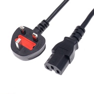 UK BS1363 Plug to IEC320 C15 Power Cable Kettle Lead With Fuse Singapore Malaysia Electrical PDU UPS